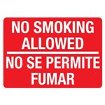 No Smoking Allowed / No Se Permite Fumar Sign